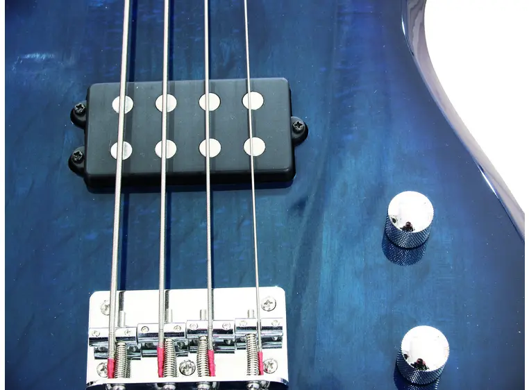DIMAVERY SB-201 E-Bass, blueburst 